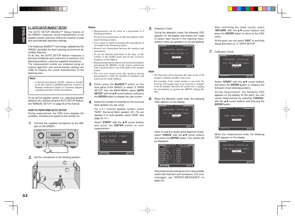 Marantz SR6001 User Manual | Page 35 / 71