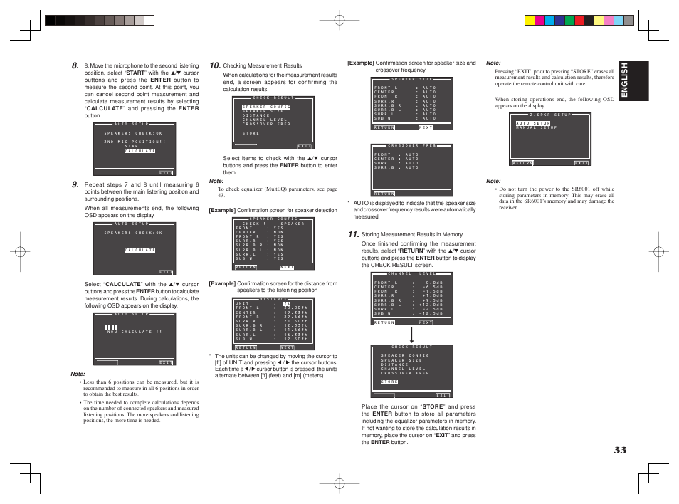 English | Marantz SR6001 User Manual | Page 36 / 71
