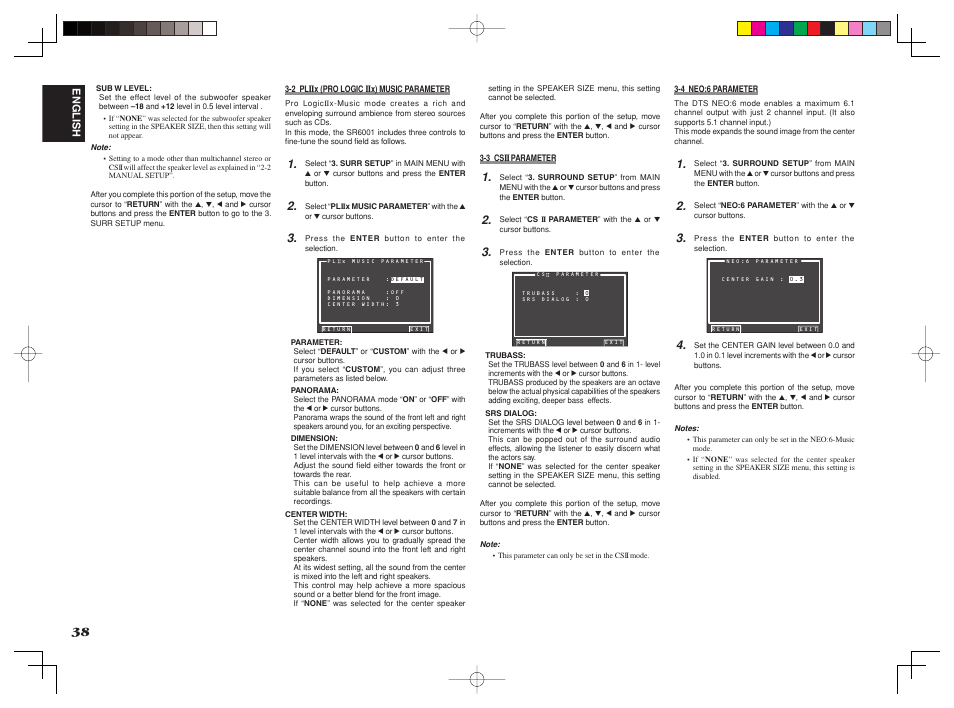 Marantz SR6001 User Manual | Page 41 / 71