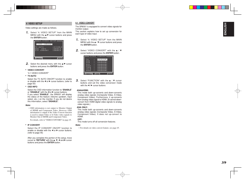 Marantz SR6001 User Manual | Page 42 / 71