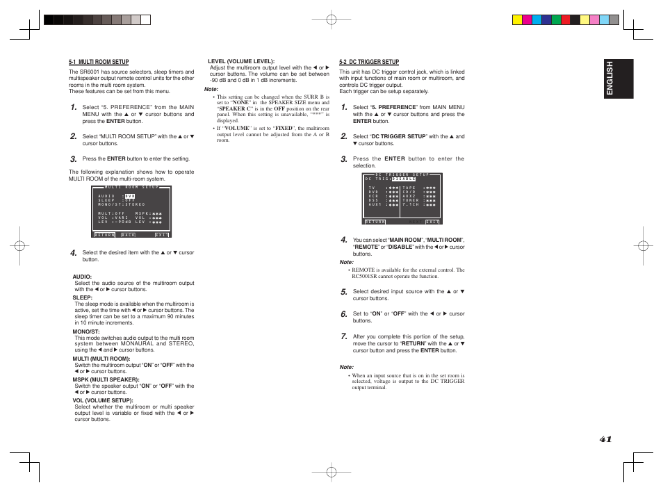 Marantz SR6001 User Manual | Page 44 / 71