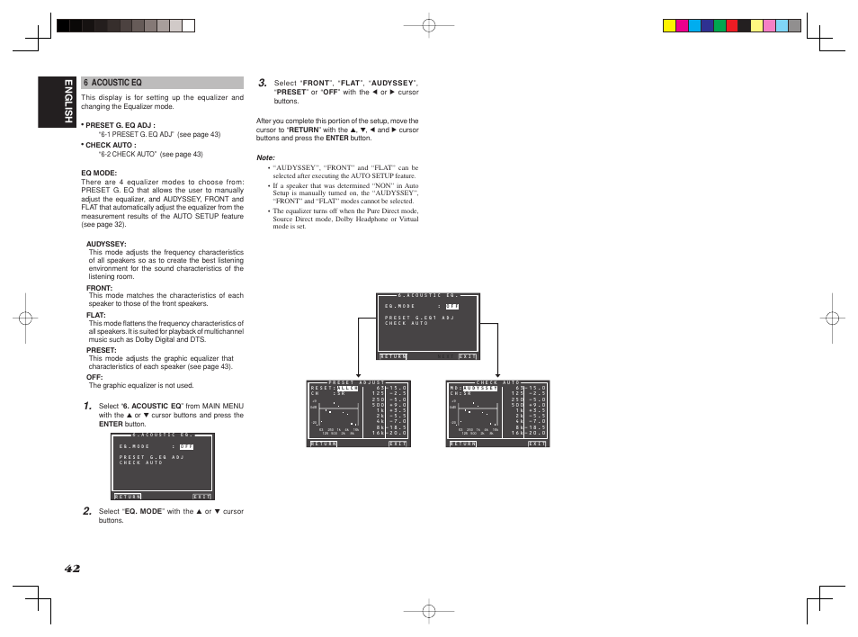 English | Marantz SR6001 User Manual | Page 45 / 71