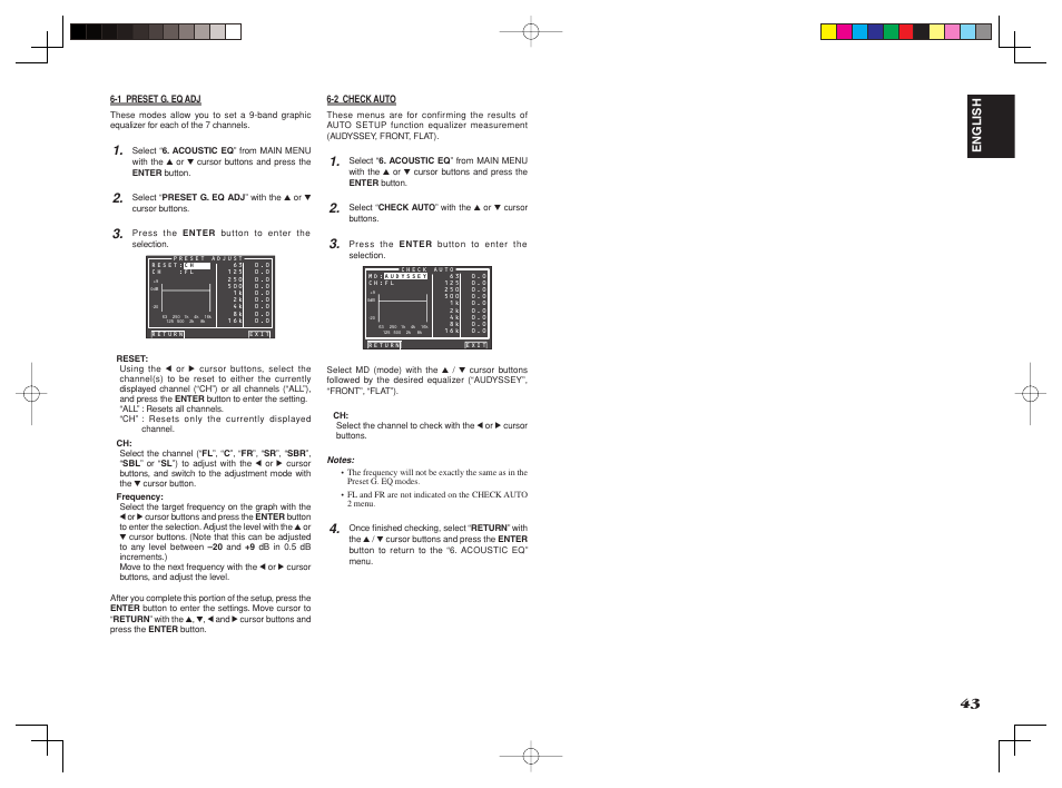 English | Marantz SR6001 User Manual | Page 46 / 71