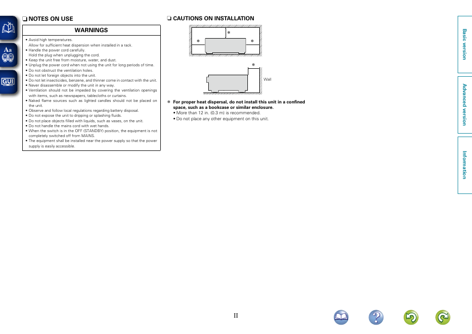 Ii n | Marantz SR6006 User Manual | Page 3 / 159