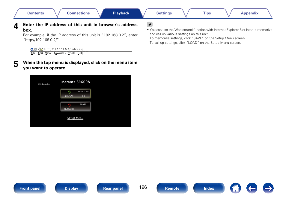 Marantz SR6008 User Manual | Page 126 / 247