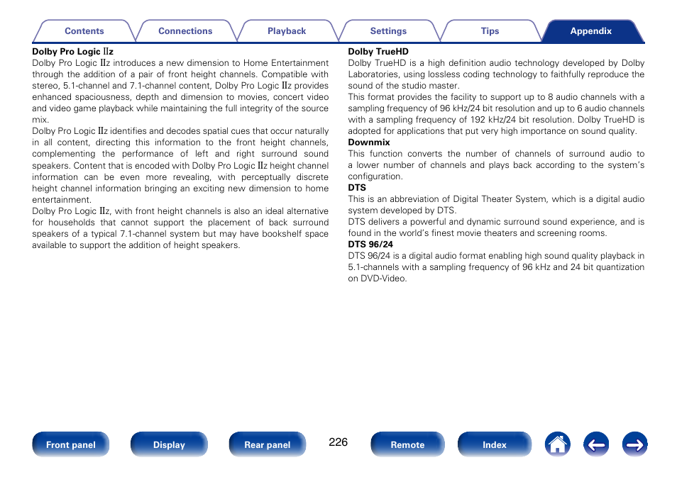 Marantz SR6008 User Manual | Page 226 / 247