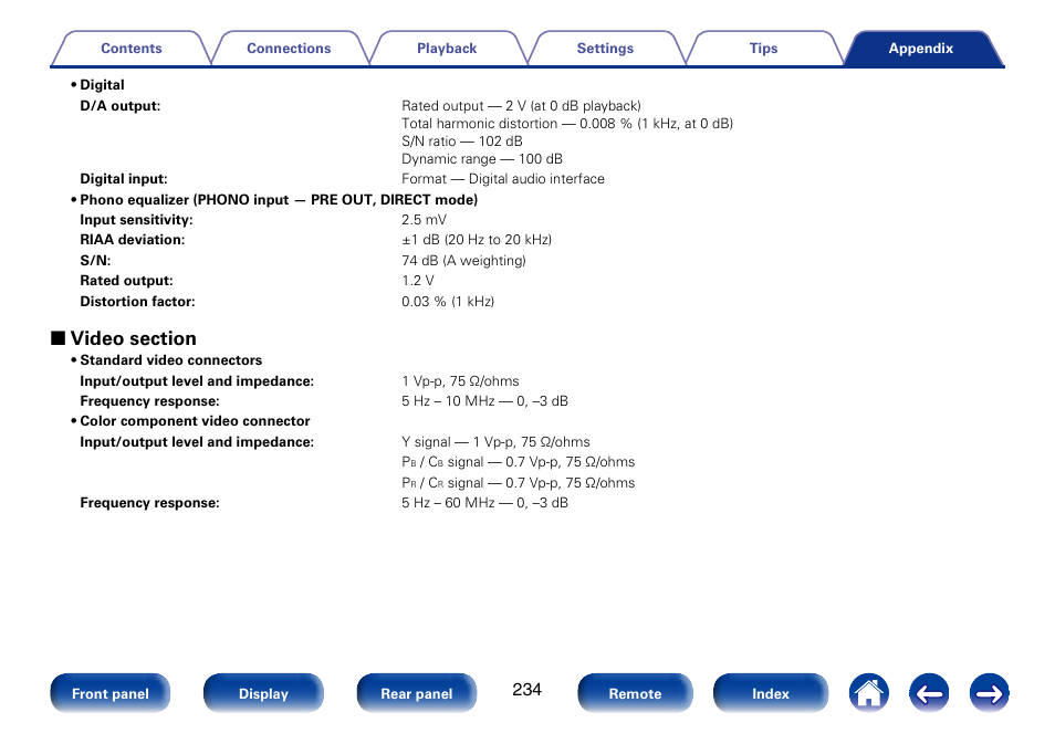 Marantz SR6008 User Manual | Page 234 / 247