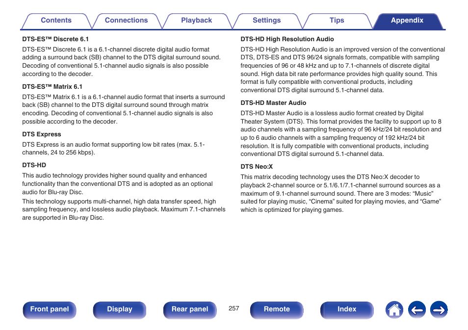 V p. 257) which offers an even wider and | Marantz SR6009 User Manual | Page 257 / 282