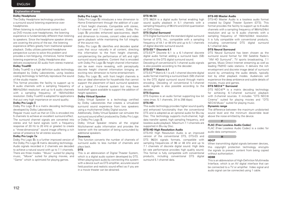 Marantz SR7005 User Manual | Page 116 / 128