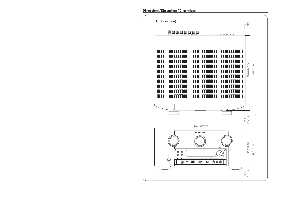Marantz SR7005 User Manual | Page 127 / 128