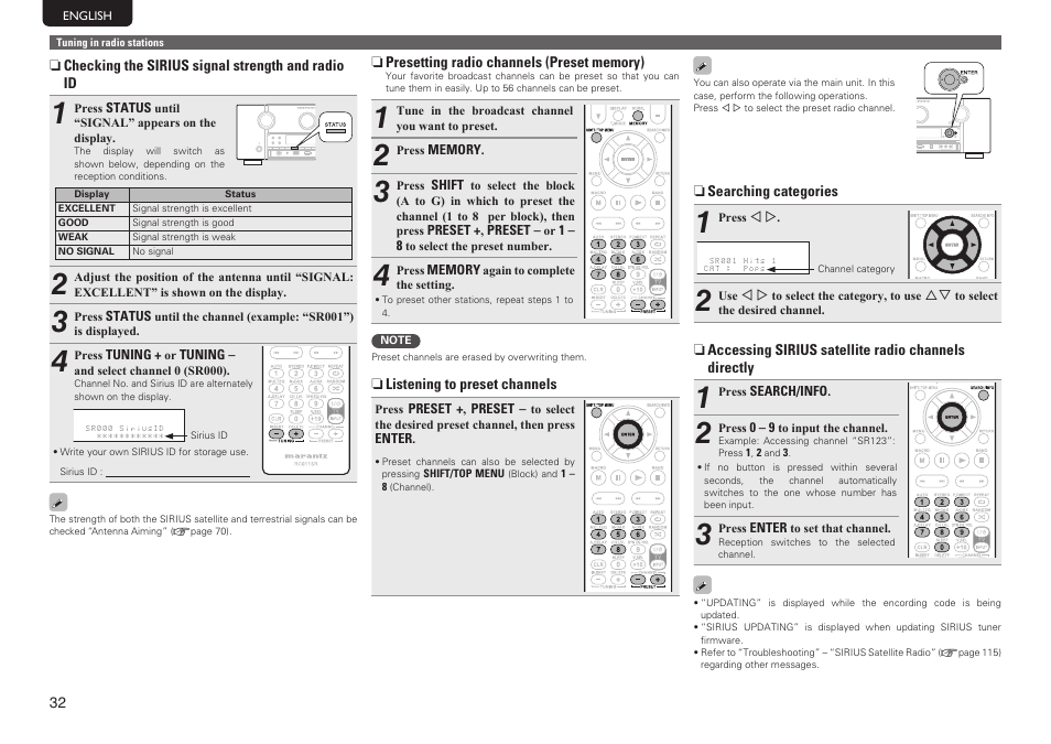 Marantz SR7005 User Manual | Page 36 / 128