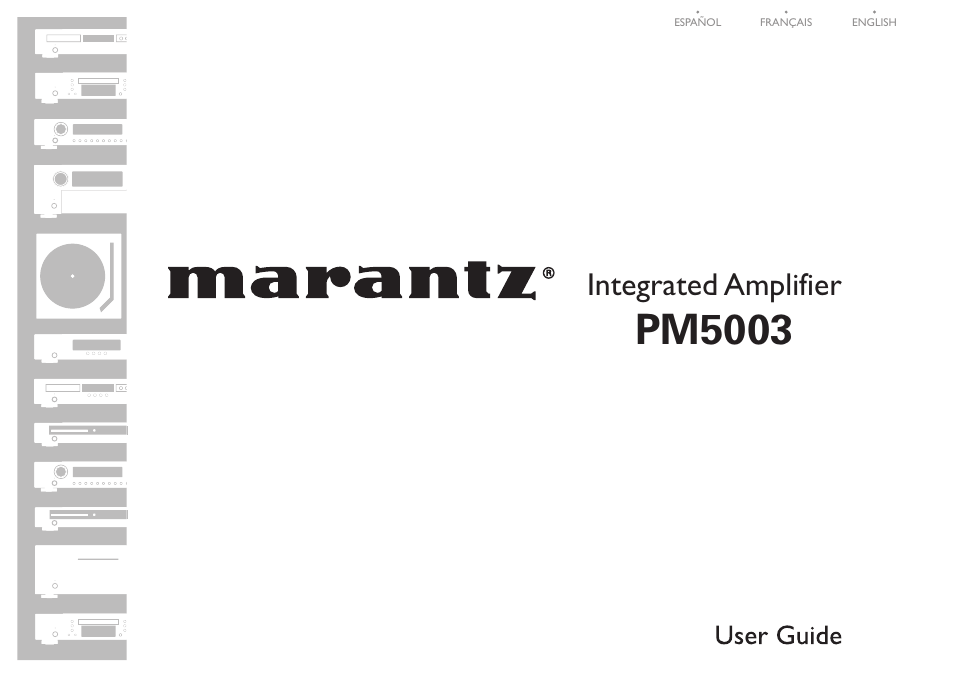 Marantz PM5003 User Manual | 18 pages