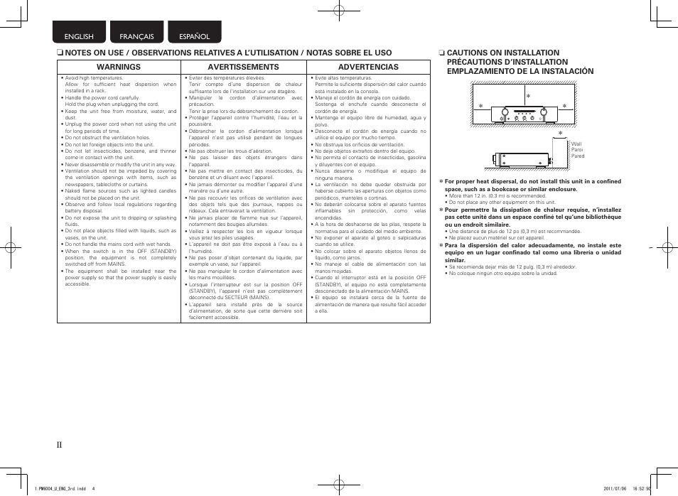 Marantz PM6004 User Manual | Page 4 / 20