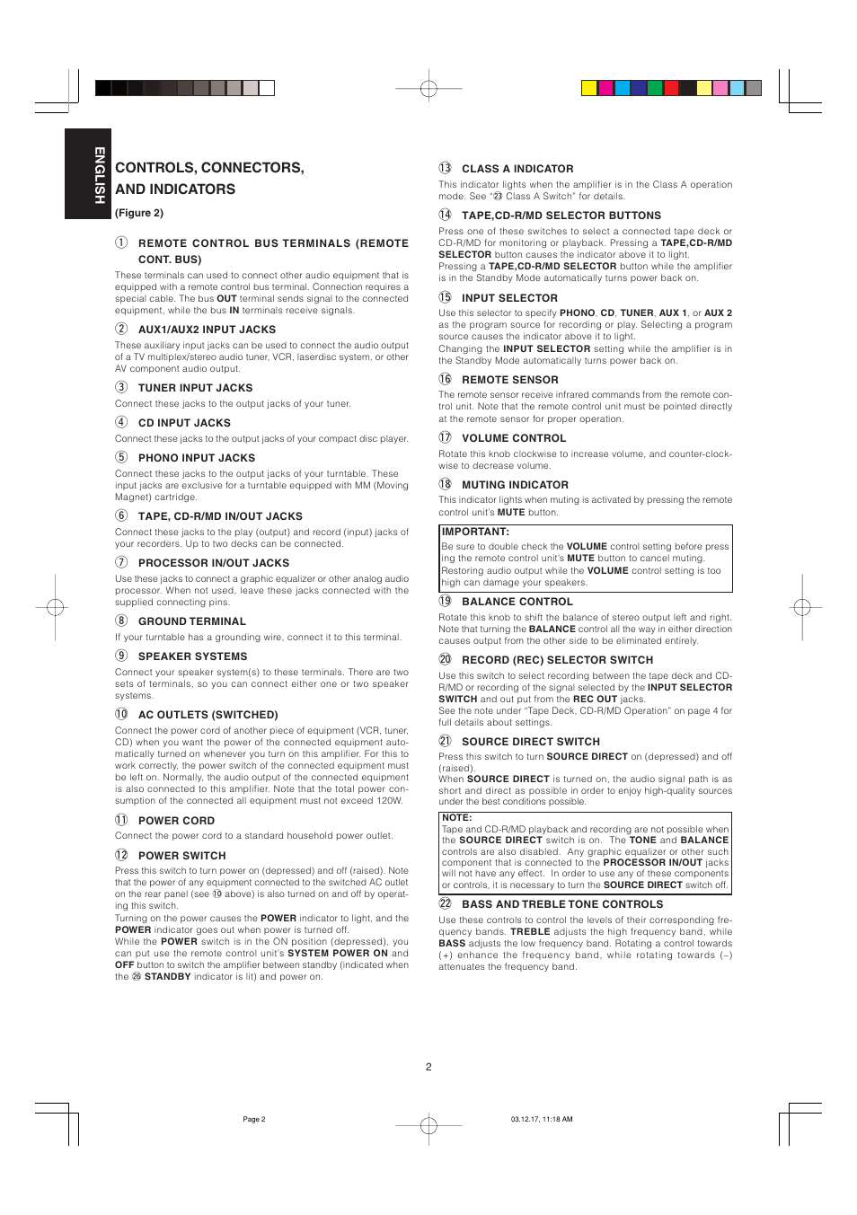 Marantz PM7200 User Manual | Page 7 / 18