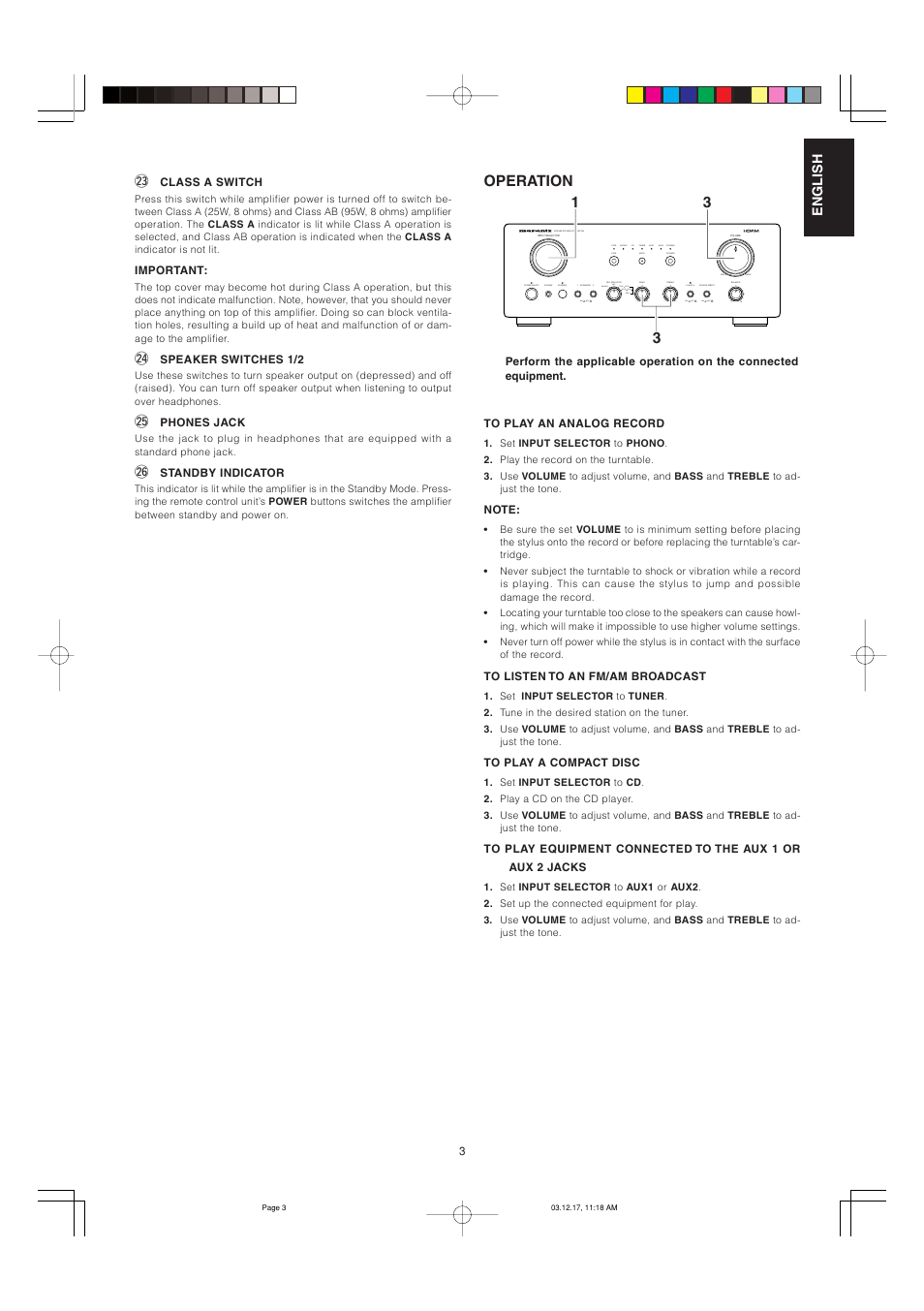 Marantz PM7200 User Manual | Page 8 / 18
