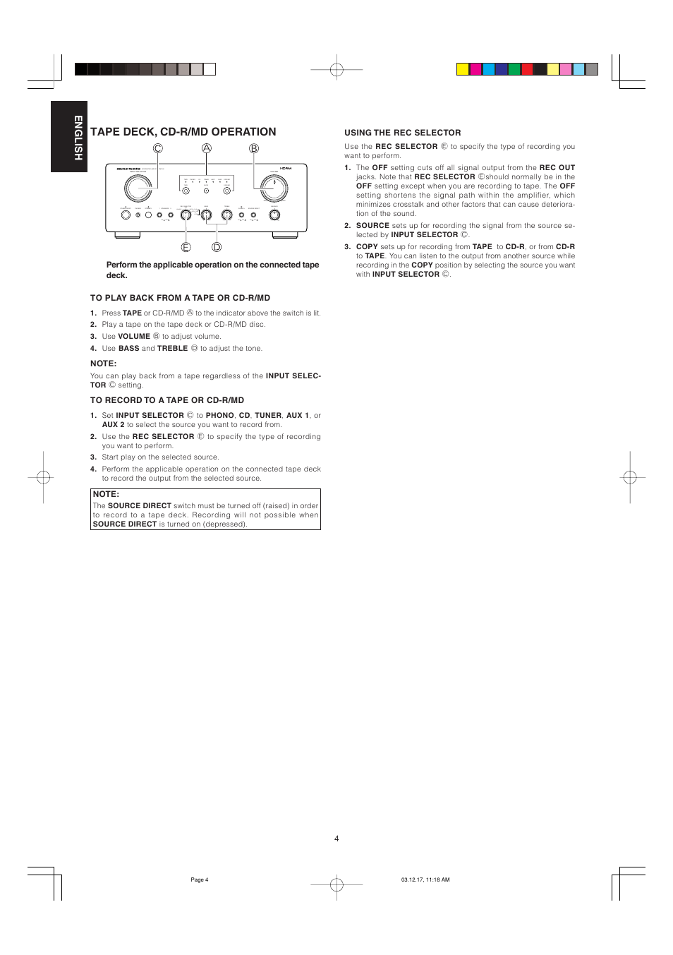 Marantz PM7200 User Manual | Page 9 / 18