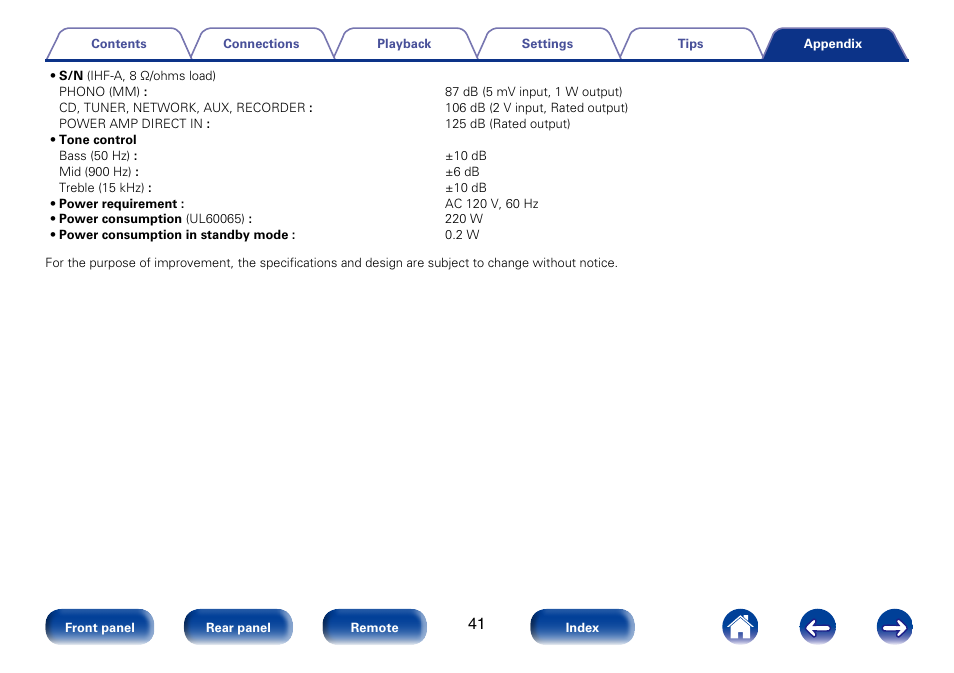 Marantz PM8005 User Manual | Page 41 / 44