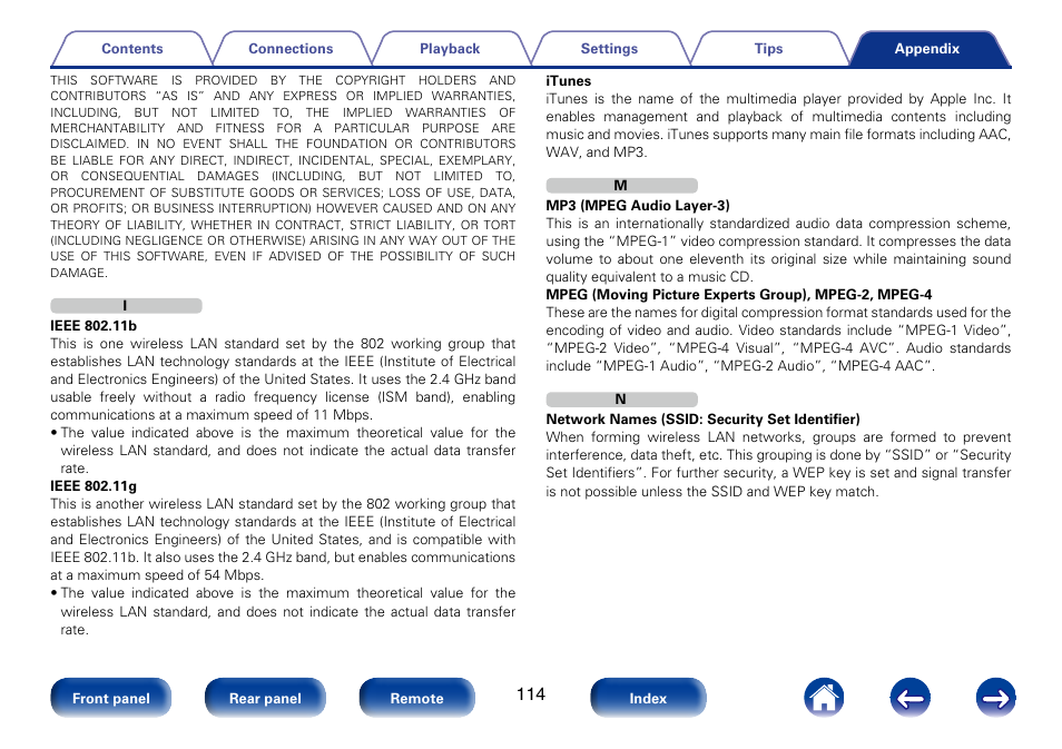 Marantz M-CR610 User Manual | Page 114 / 132