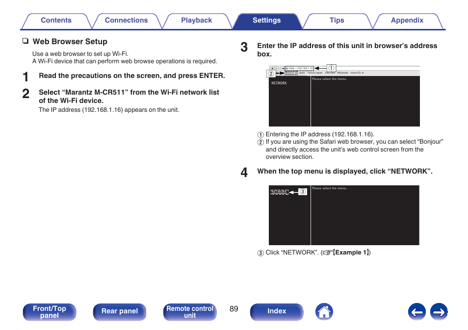 Marantz M-CR511 User Manual | Page 89 / 133