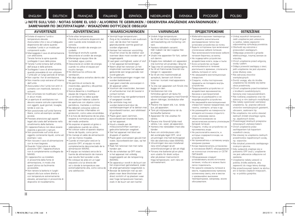 Marantz PM-14S1 User Manual | Page 4 / 36