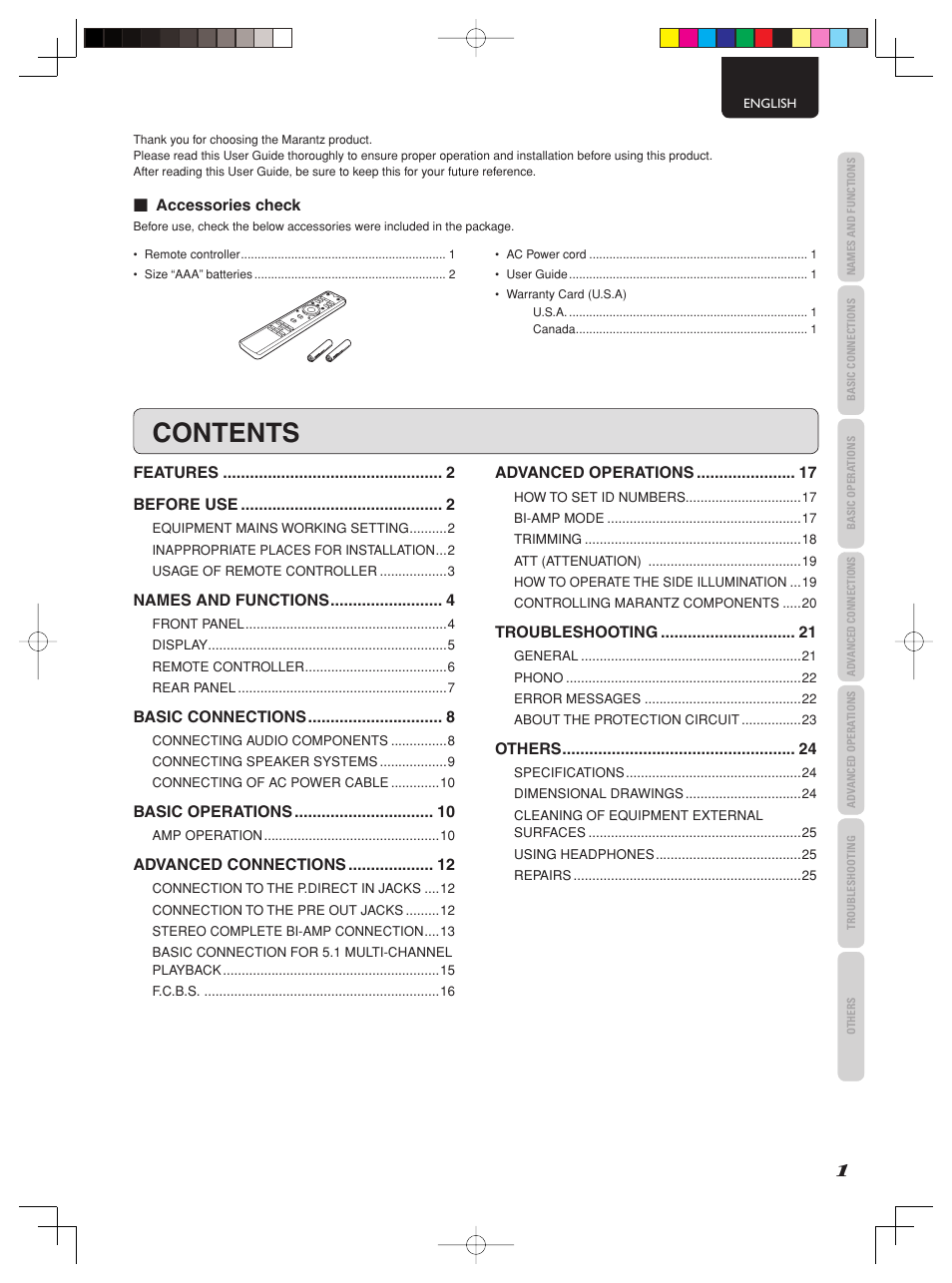 Marantz PM-15S2 User Manual | Page 7 / 33