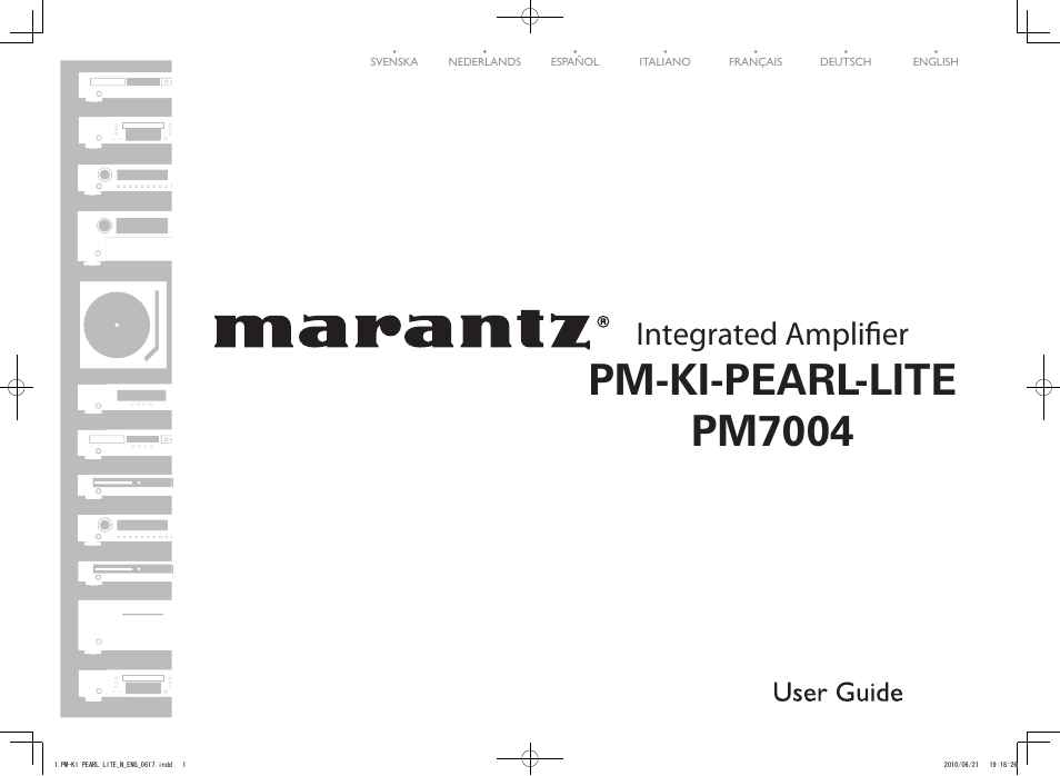 Marantz PM7004N User Manual | 20 pages