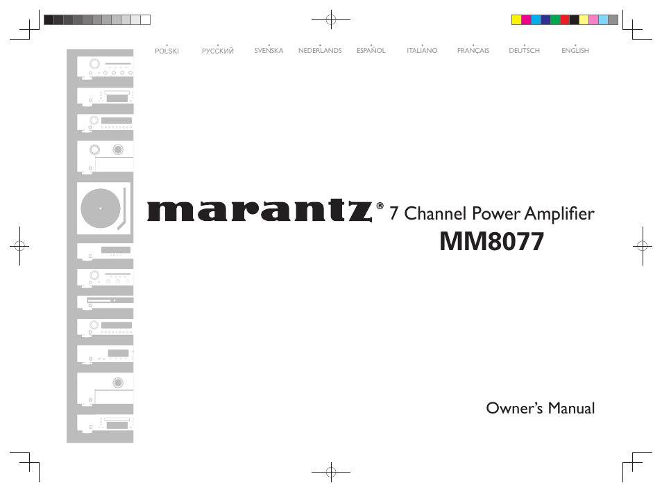 Marantz MM8077N User Manual | 22 pages