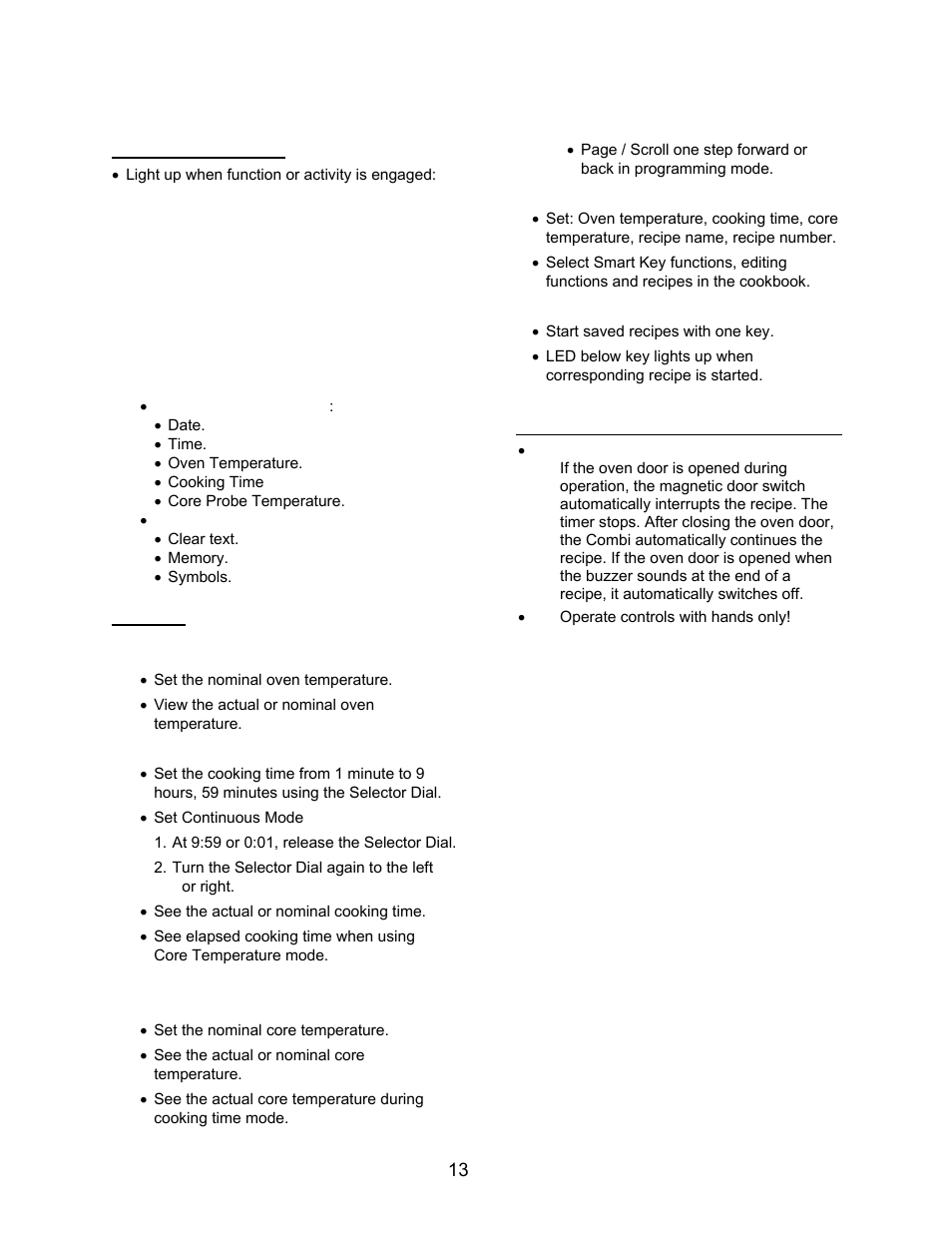 Pg 2 | Cleveland Range Convotherm Combination Oven-Steamer Gas 20.20 User Manual | Page 15 / 81