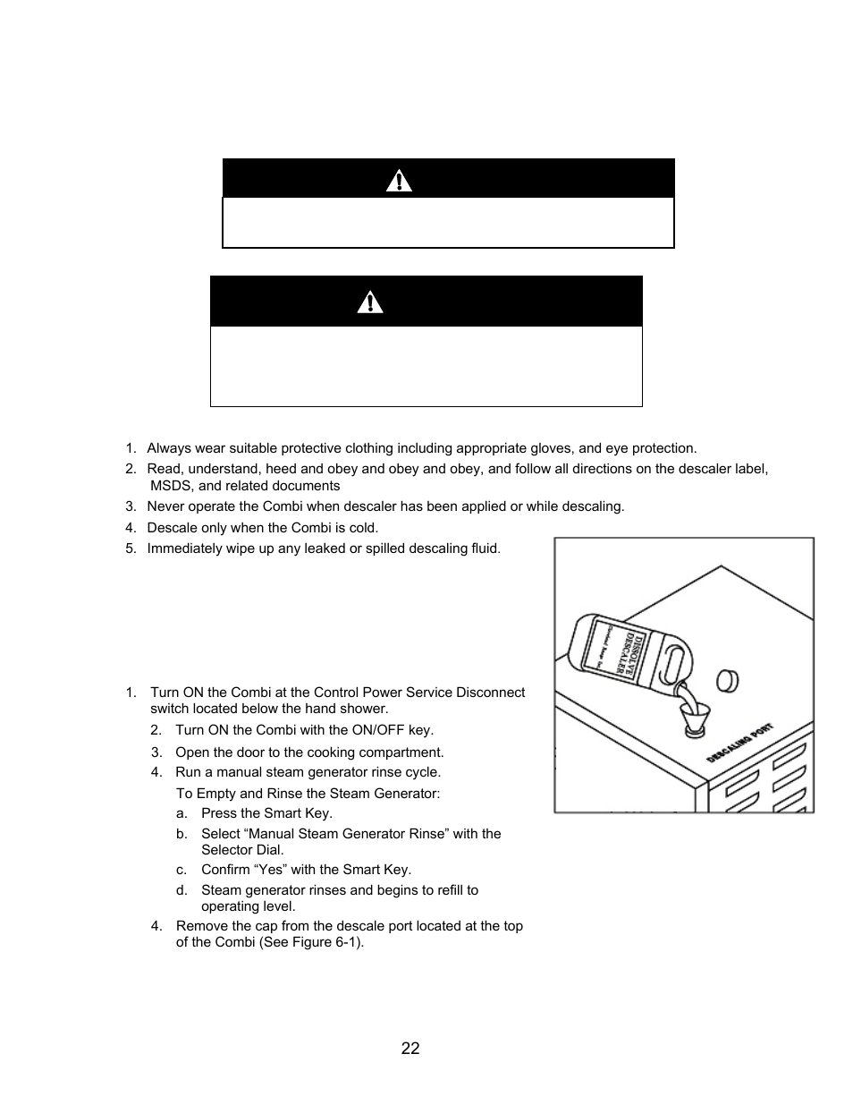 Pg 2, Warning, Danger | Cleveland Range Convotherm Combination Oven-Steamer Gas 20.20 User Manual | Page 24 / 81