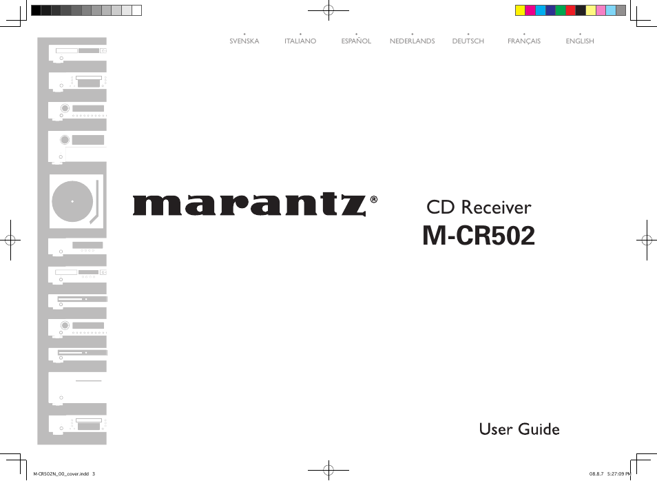 Marantz M-CR502 User Manual | 39 pages