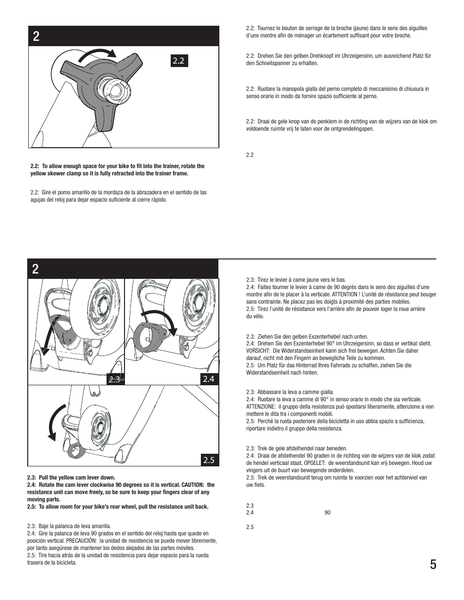 CycleOps ERUTT3 User Manual | Page 5 / 12
