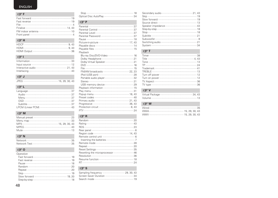 Marantz MER803 User Manual | Page 54 / 60