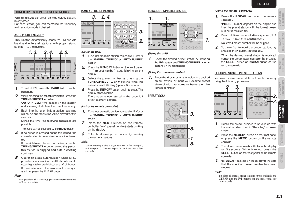 Disp auto tuned st sleep direct | Marantz SR5023 User Manual | Page 17 / 23