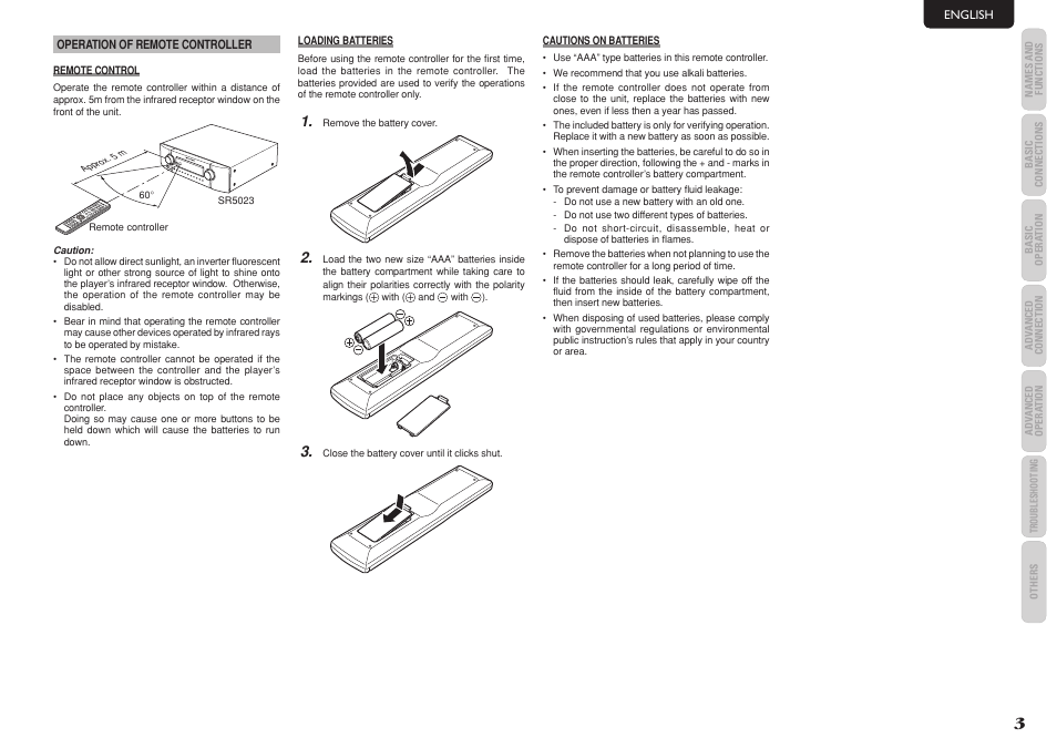 Marantz SR5023 User Manual | Page 7 / 23