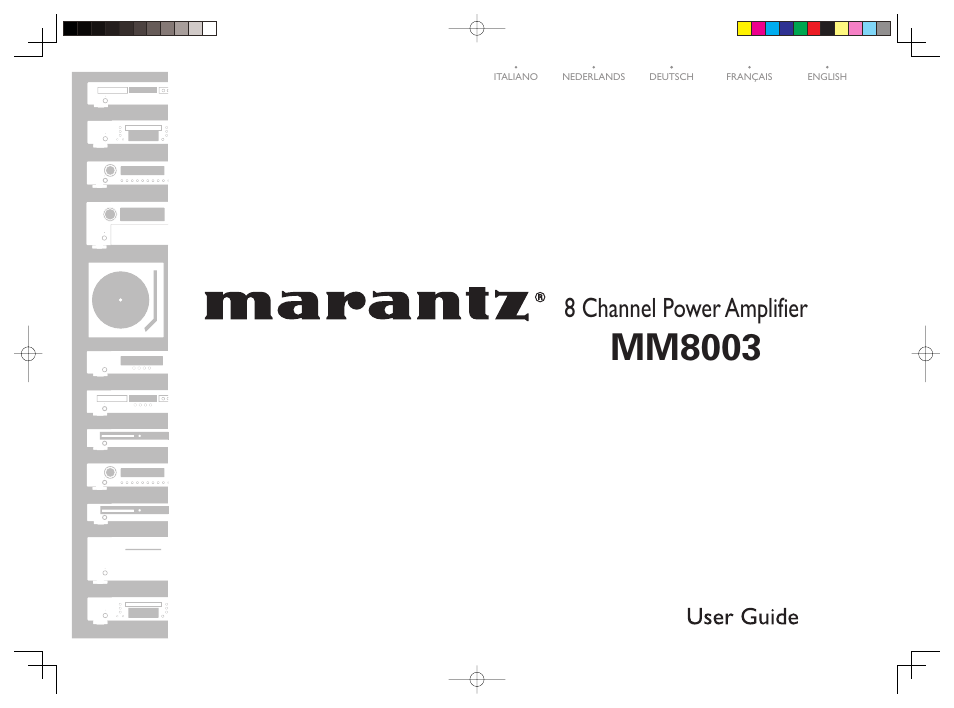 Marantz MM8003 User Manual | 19 pages