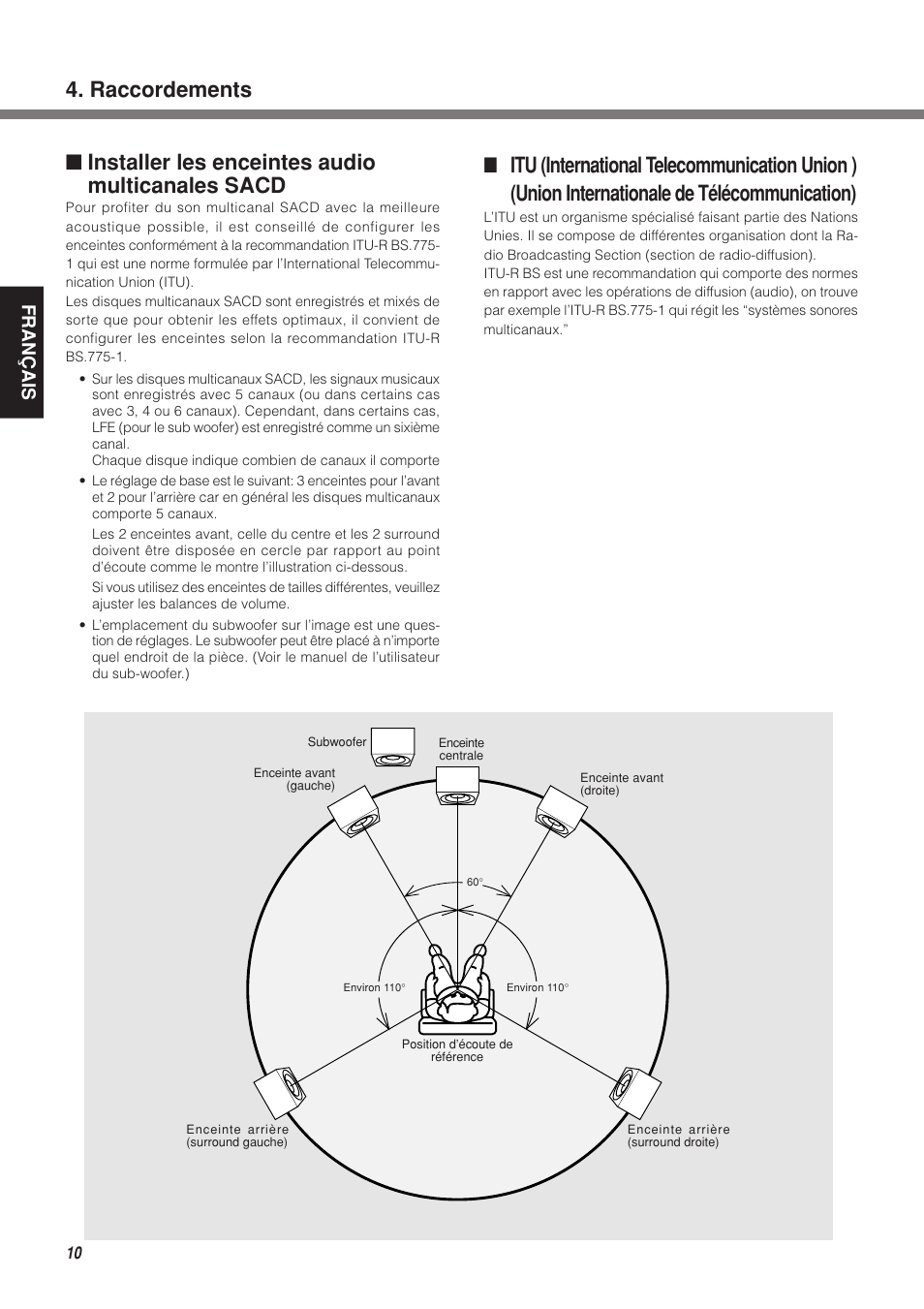 Fran ç ais | Marantz MA-9S1N User Manual | Page 28 / 47