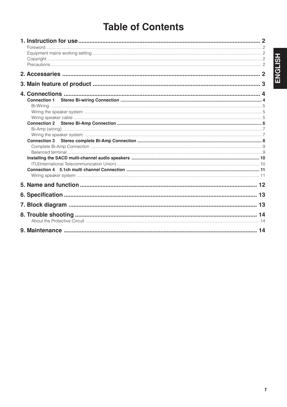 Marantz MA-9S1N User Manual | Page 5 / 47