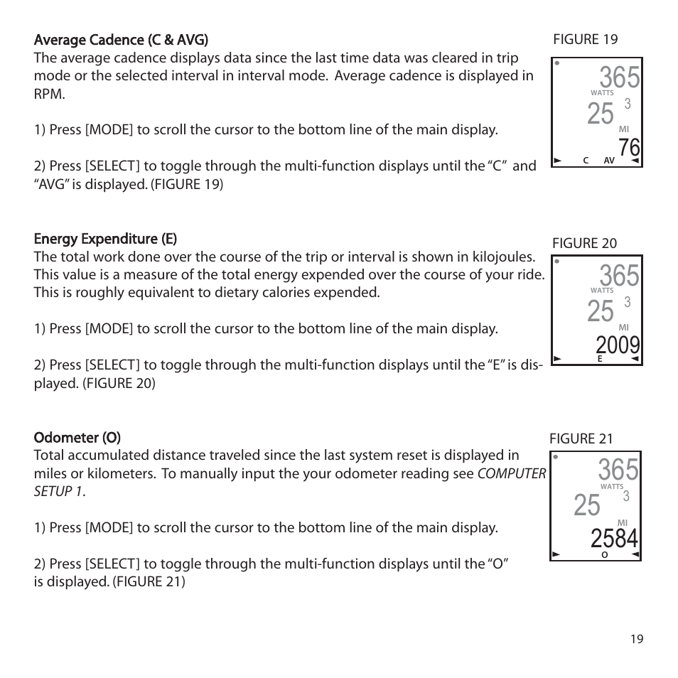 CycleOps PowerTap User Manual | Page 19 / 40