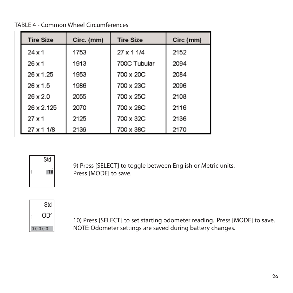 CycleOps PowerTap User Manual | Page 26 / 40