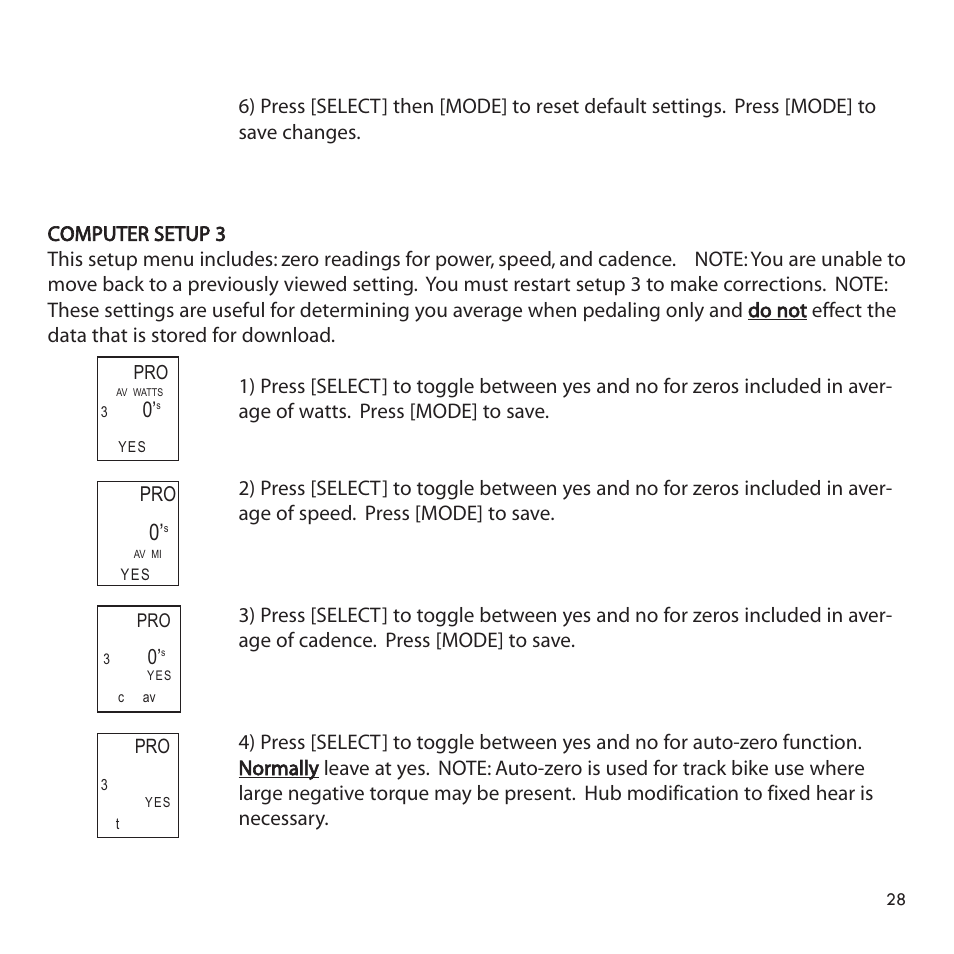 CycleOps PowerTap User Manual | Page 28 / 40