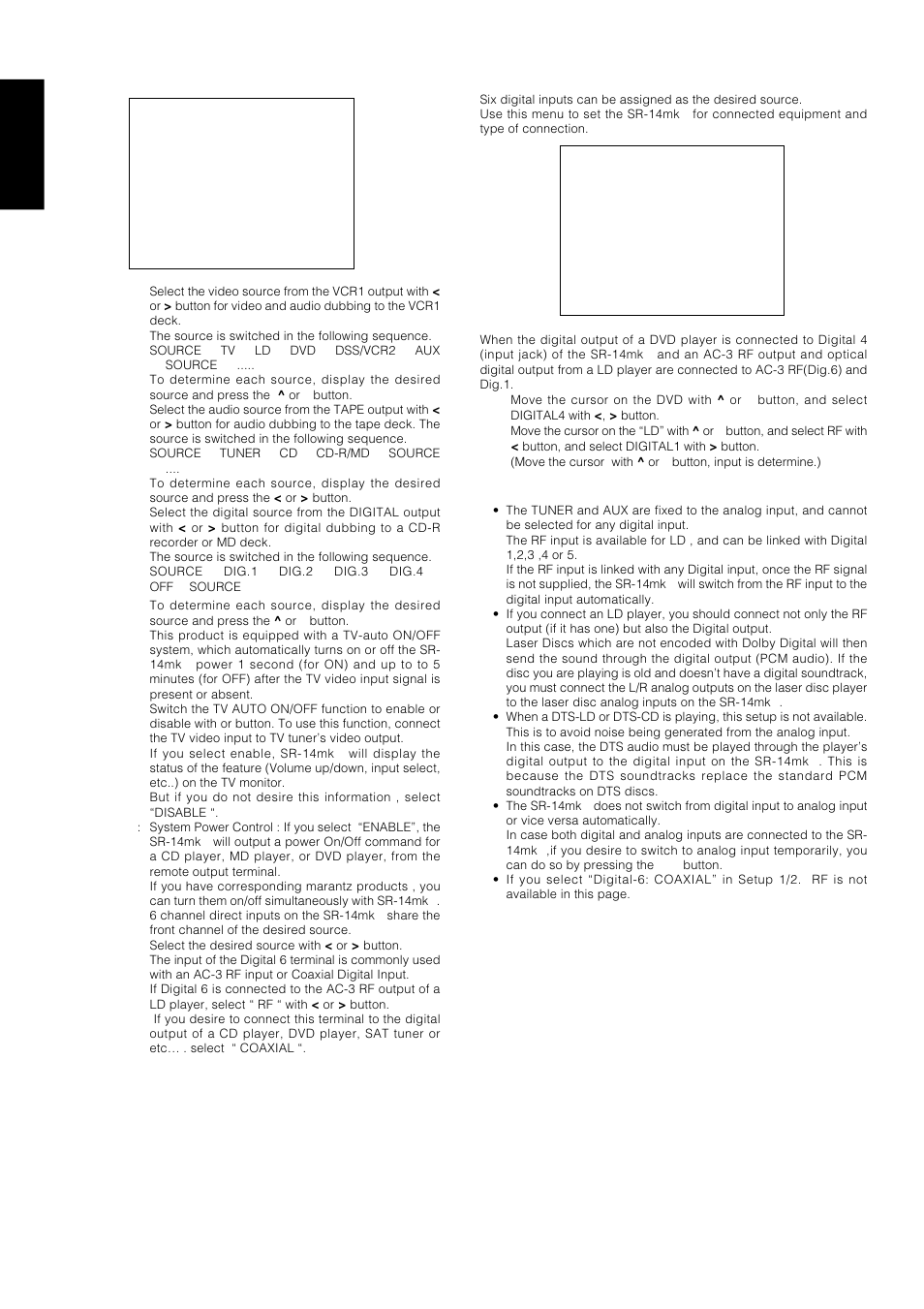 English | Marantz SR-14mkII User Manual | Page 23 / 35