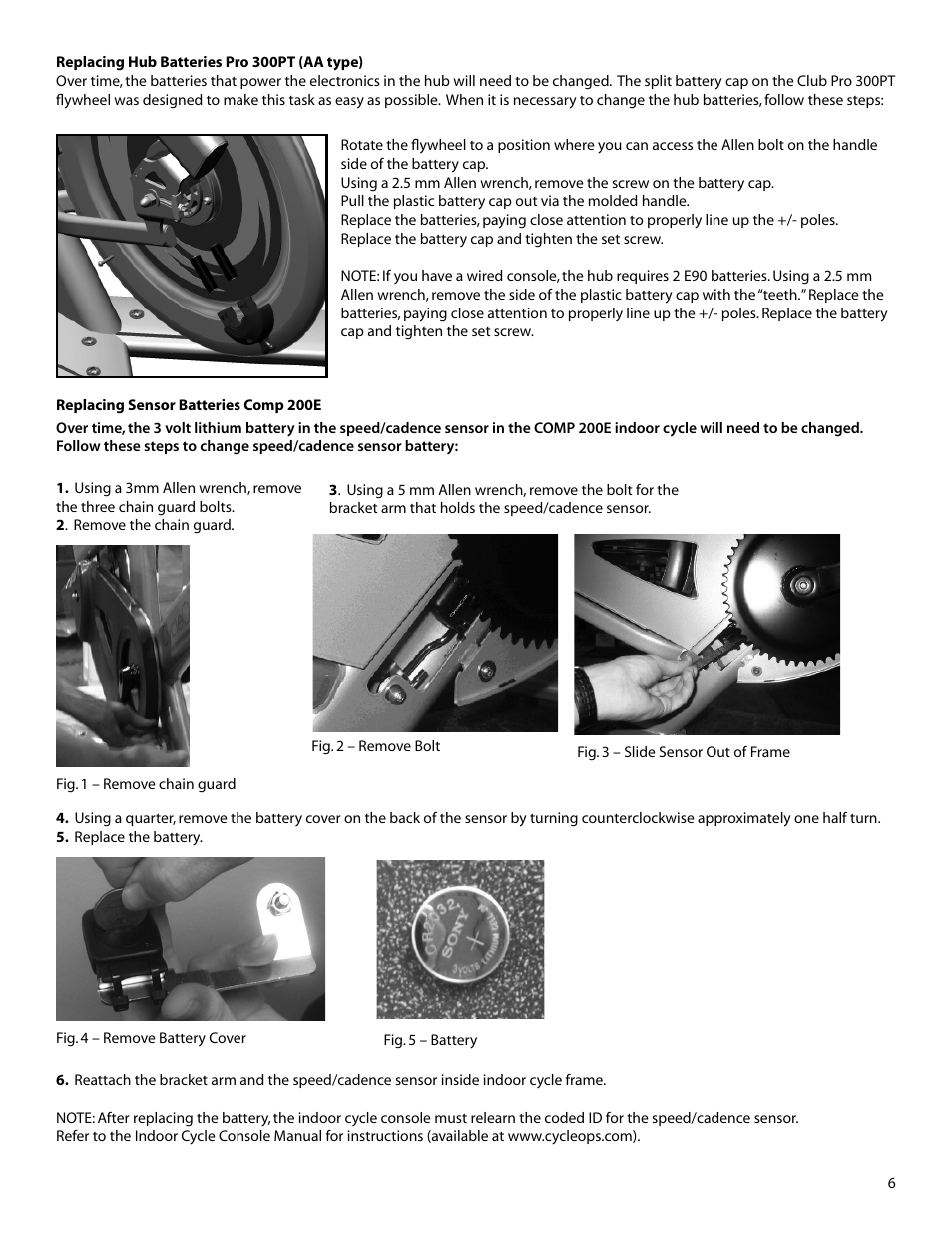 CycleOps Comp 200E User Manual | Page 7 / 12