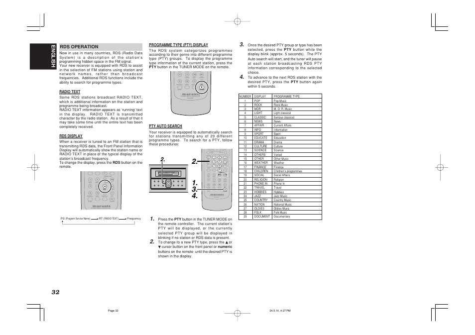 Marantz SR4500N User Manual | Page 36 / 43