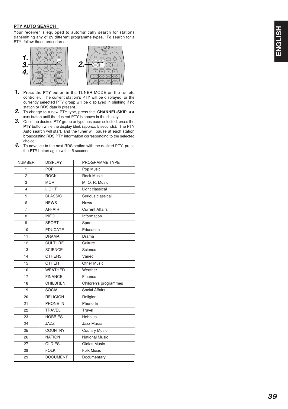 39 english | Marantz SR7300N User Manual | Page 42 / 54