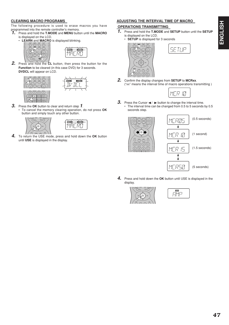 47 english | Marantz SR7300N User Manual | Page 50 / 54