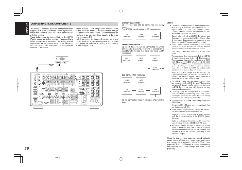 Marantz SR9600N User Manual | Page 32 / 71