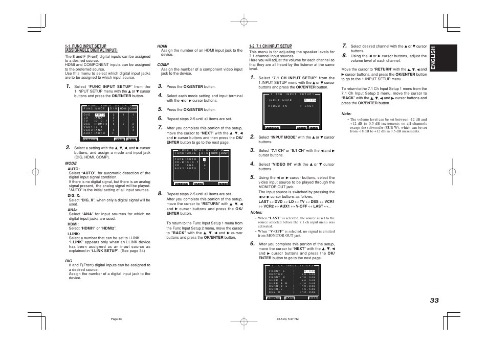 English | Marantz SR9600N User Manual | Page 37 / 71