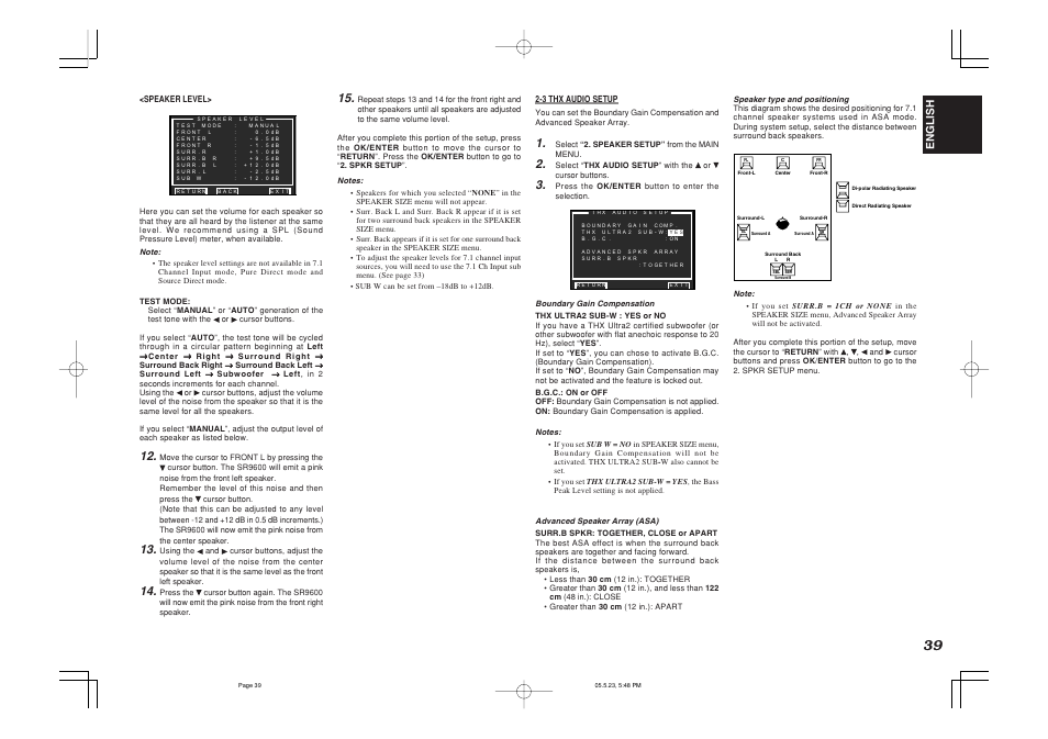 English | Marantz SR9600N User Manual | Page 43 / 71