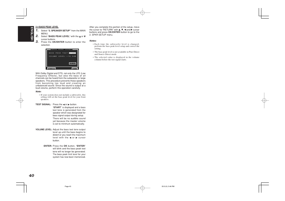 English | Marantz SR9600N User Manual | Page 44 / 71