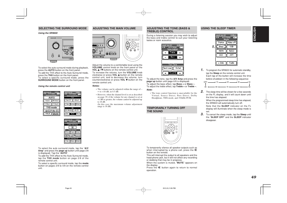 Multi | Marantz SR9600N User Manual | Page 53 / 71
